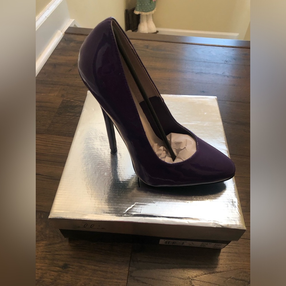 Ellie Women's Purple Stiletto Heels